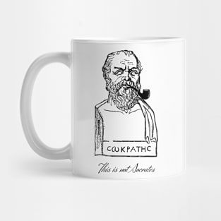 This is not Socrates (black design) Mug